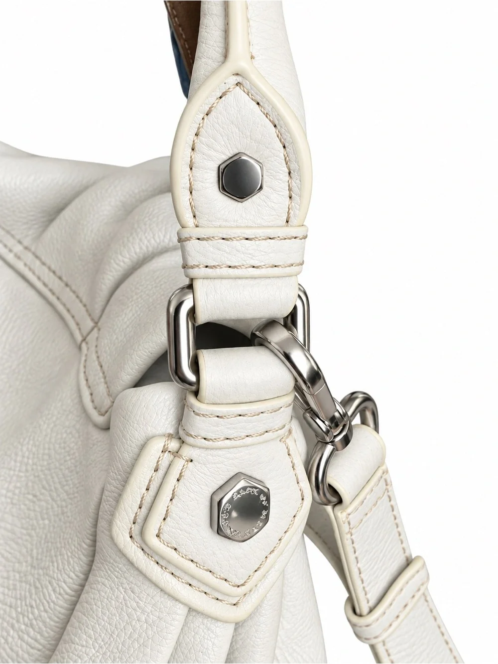 Marc by Marc Jacobs Standard Supply Workwear Ivory Cream Leather Hobo Dust Bag